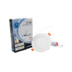 โคมดาวน์ไลท์กลมขาว LED PANEL 3.5" 6W DL(IWACHI)
