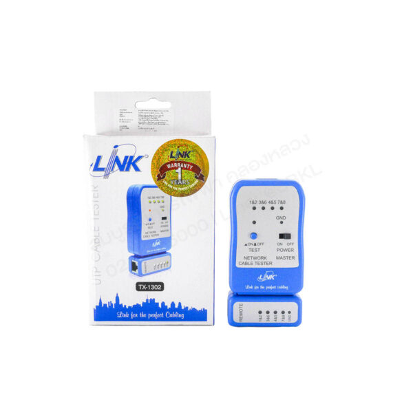 UTP CABLE TESTER (NEW BLUE) (เครื่องมือ TEST สาย UTP) TX-1302