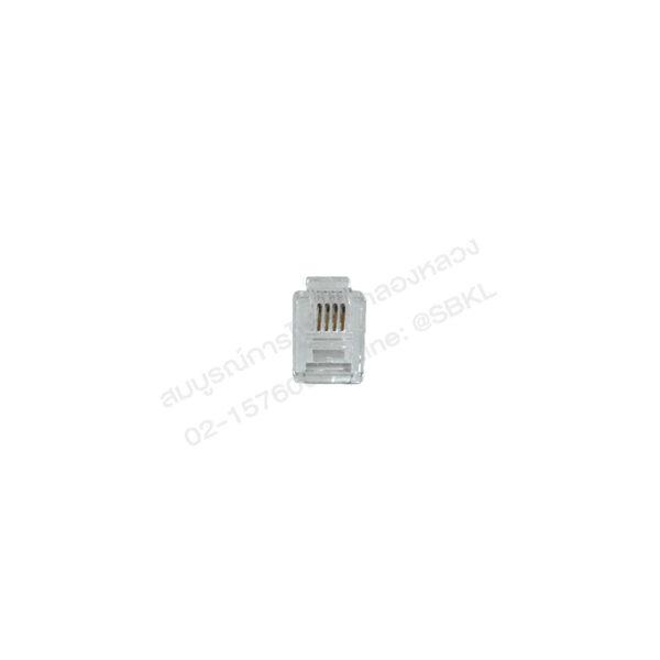 RJ 11 Telephone PLUG (ตัวผู้โทรศัพท์ 4 ขา) UL-3011