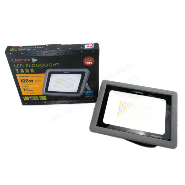 สปอตไลท์LED FLOOD LIGHT TANK 100W WW P.6 (LAMPTAN)