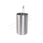 โคมดาวน์ไลท์ติดลอย กระบอกเล็ก สีเงิน (PS)