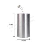 โคมดาวน์ไลท์ติดลอย กระบอกเล็ก สีเงิน (PS) - Image 4