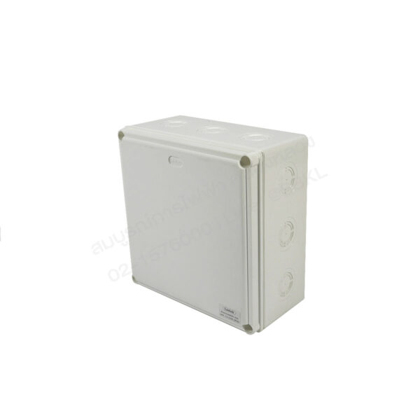 กล่องพลาสติกกันน้ำ 8"x8" สีขาว (Leetech)L-WB808/W