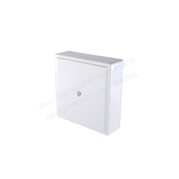 กล่องพักสาย 4"x4" สีขาว (Leetech)