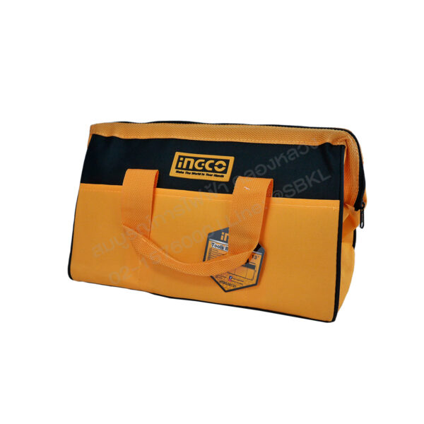 กระเป๋าเครื่องมือช่างแบบผ้า หูหิ้ว 13″ สีเหลือง HTBG28131 (INGCO)